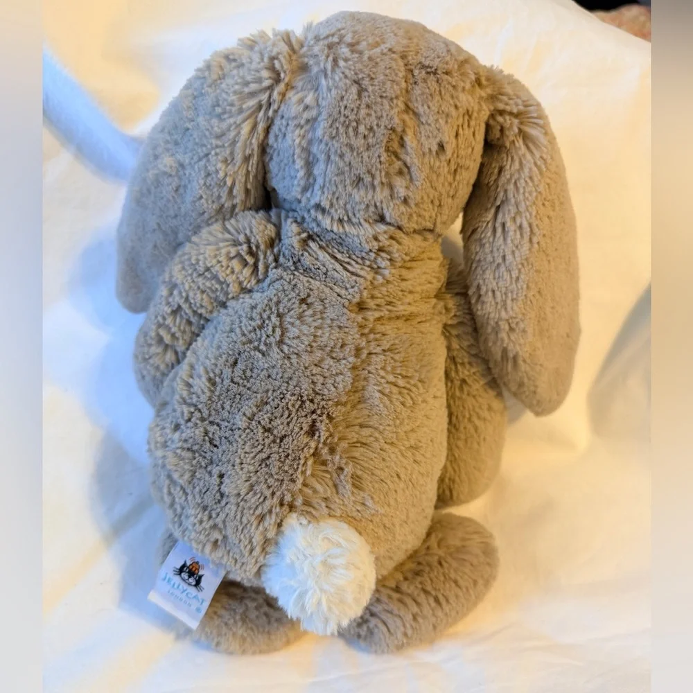 Jellycat Beige Plush Bunny Stuffed Animal